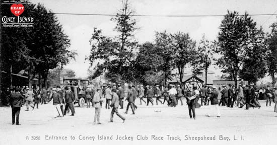 Coney Island Jockey Club Racetrack entrance, Coney Island