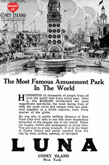 Luna Park Vintage Advertisement