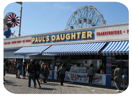 Paul's Daughter Coney Island Boardwalk