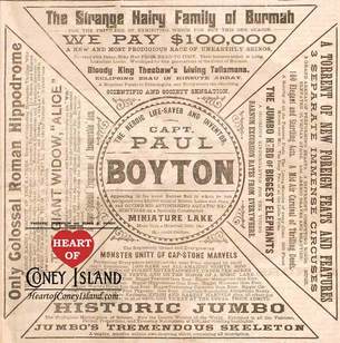 Boyton Barnum Circus Advertisement
