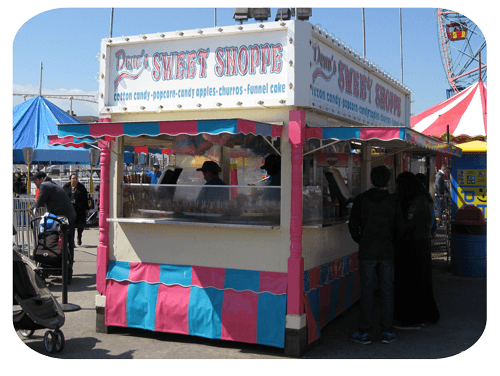 Deno's Sweet Shoppe Coney Island Boardwalk
