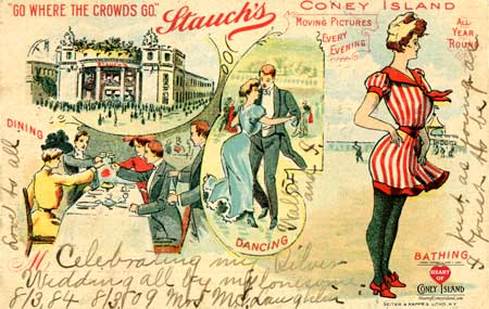 Stauch's Coney Island Postcard